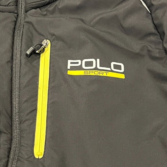 Polo Ralph Lauren Men’s Full Zip Hybrid Tech Jacket, Black, M - Picture 7 of 11